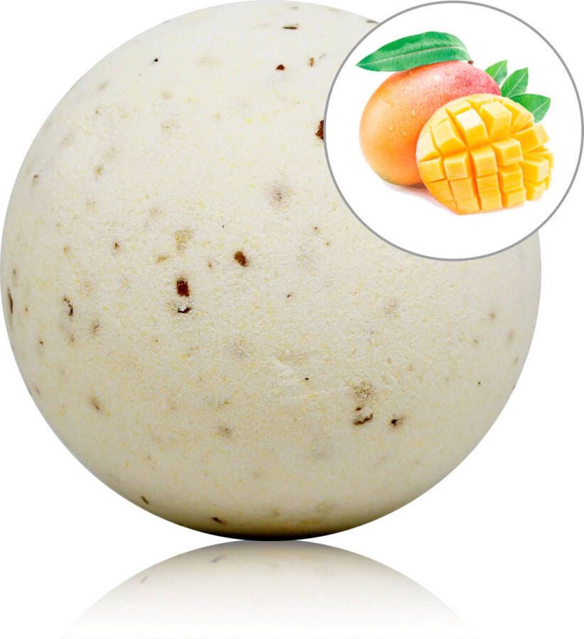 Sys bruisbal Mango FIZZING FOAMING BALL 140gr. MANGO W PETALS