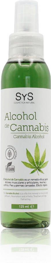 Sys Cannabis Alcohol Body Spray Tegen Spier & Gewrichtspijn 100% Natuurlijk 125ML