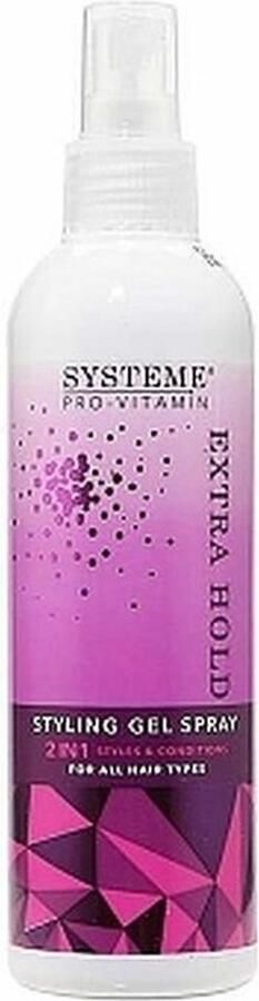Systeme Pro Vitamin Styling Gel Spray Extra Hold 12x300ml