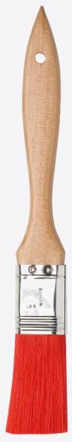 T&G Woodware bakkwast uit hevea hout rood 18.5cm