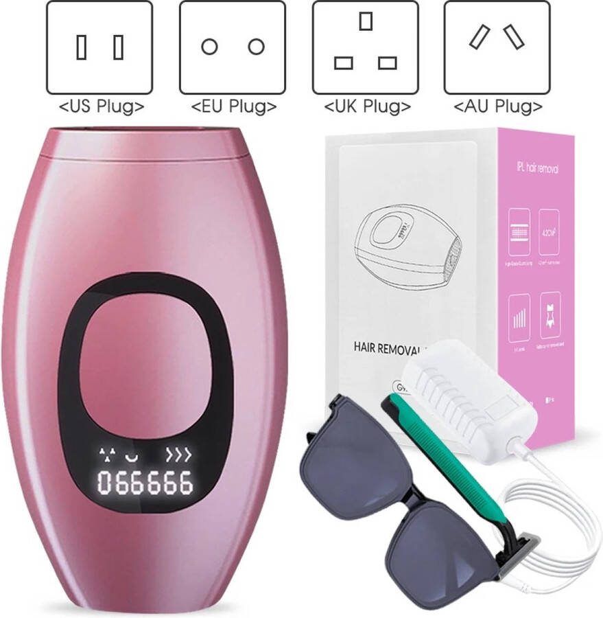 T&L Store Laser Ontharingsapparaat Ontharing Rose Pink