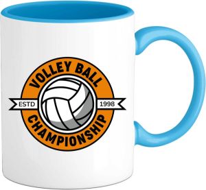 T-SHIRT KNALLER Volleybal championship sport Mok Aqua