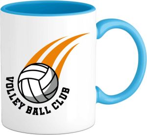 T-SHIRT KNALLER Volleybal club sport Mok Aqua