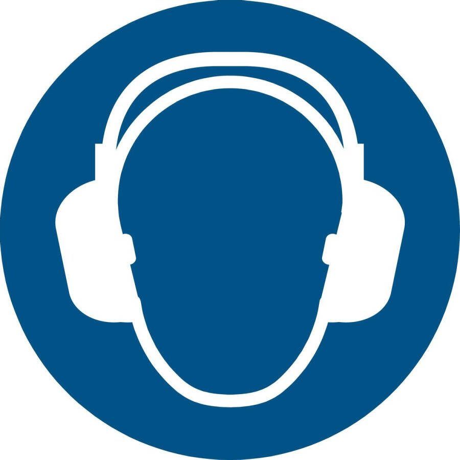 T3L Tarifold Pictogram gehoorbescherming verplicht ø200mm