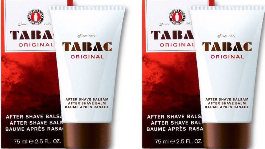 Tabac Original Aftershave Balm for Men 2 x 75 ml