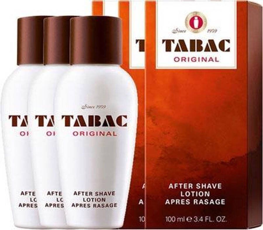 TABAC ORGINAL Tabac Original Aftershave Lotion Voordeelverpakking 3 x 100 ml