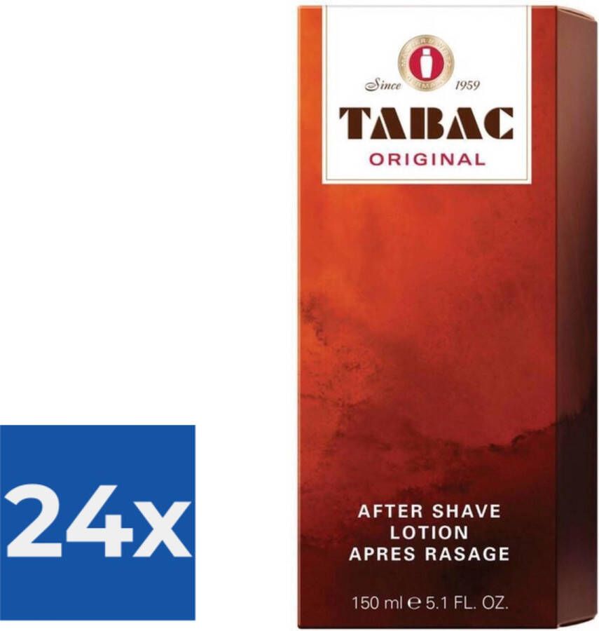 Tabac Original for Men 150 ml Aftershave lotion Voordeelverpakking 24 stuks