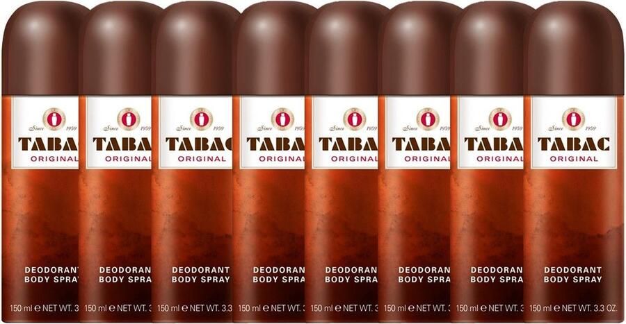 Tabac Deodorant Spray 8 x 150 ml