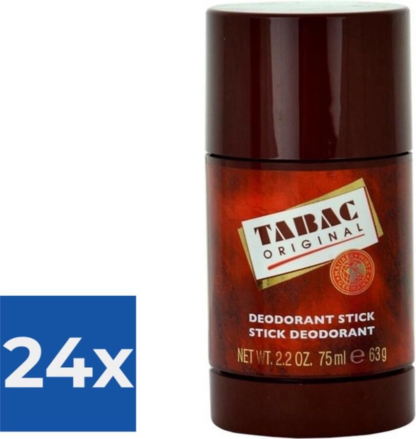 Tabac Original Stick 75 ml Deodorant Voordeelverpakking 24 stuks