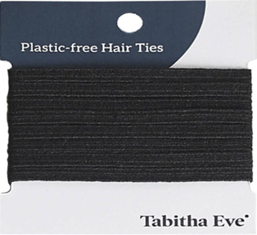 Tabitha Eve Haarelastiekjes Plasticvrij Biologisch Katoen Zwart 8 stuks