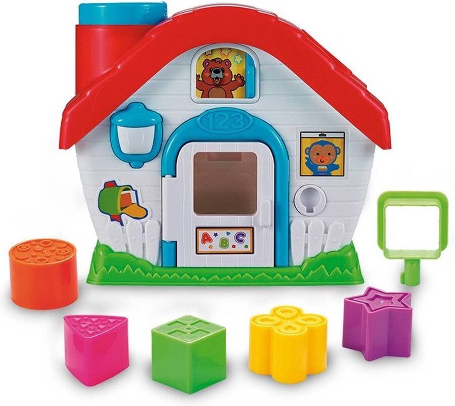 Tachan Activity Huis Baby Vormenstoof Met Sleutel en Verschillende Vormen