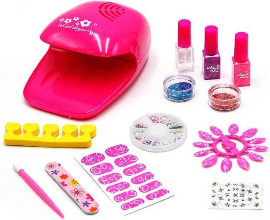 Tachan Manicure Set met Lamp Nagellamp voor Kinderen Inclusief Accessoires