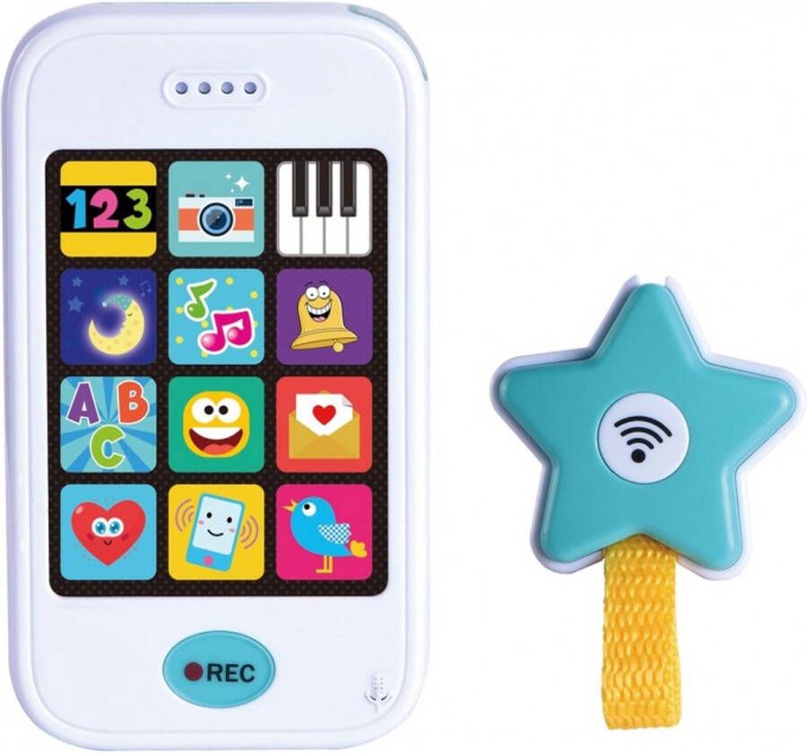 Tachan Speelgoedtelefoon met Geluid en Opneemfunctie Smartphone voor Baby