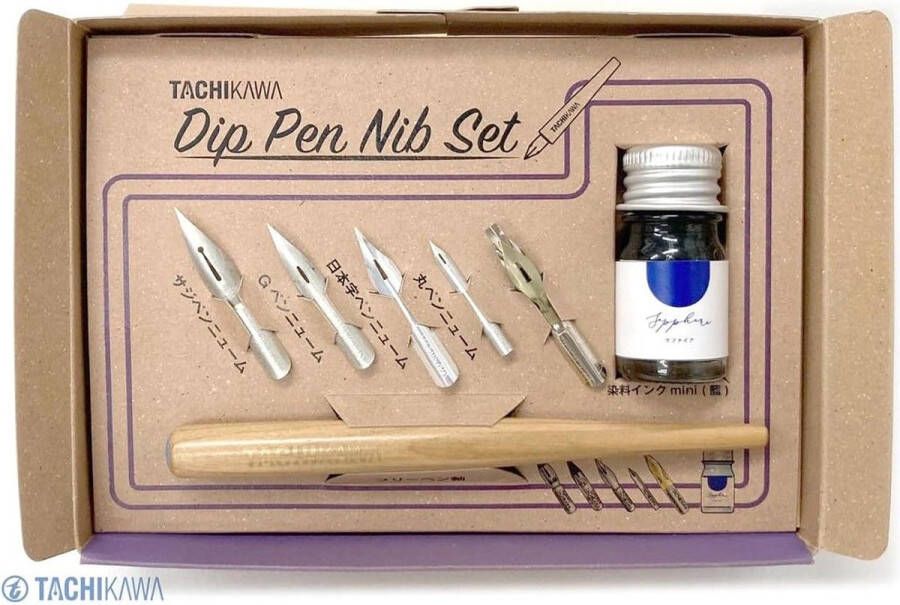 Tachikawa Dip Pen Nib Kalligrafeer Set # TDPS
