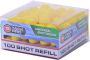 TackPro Tack Pro Ballen Shot Refill Jongens Foam Geel 100 Stuks - Thumbnail 1