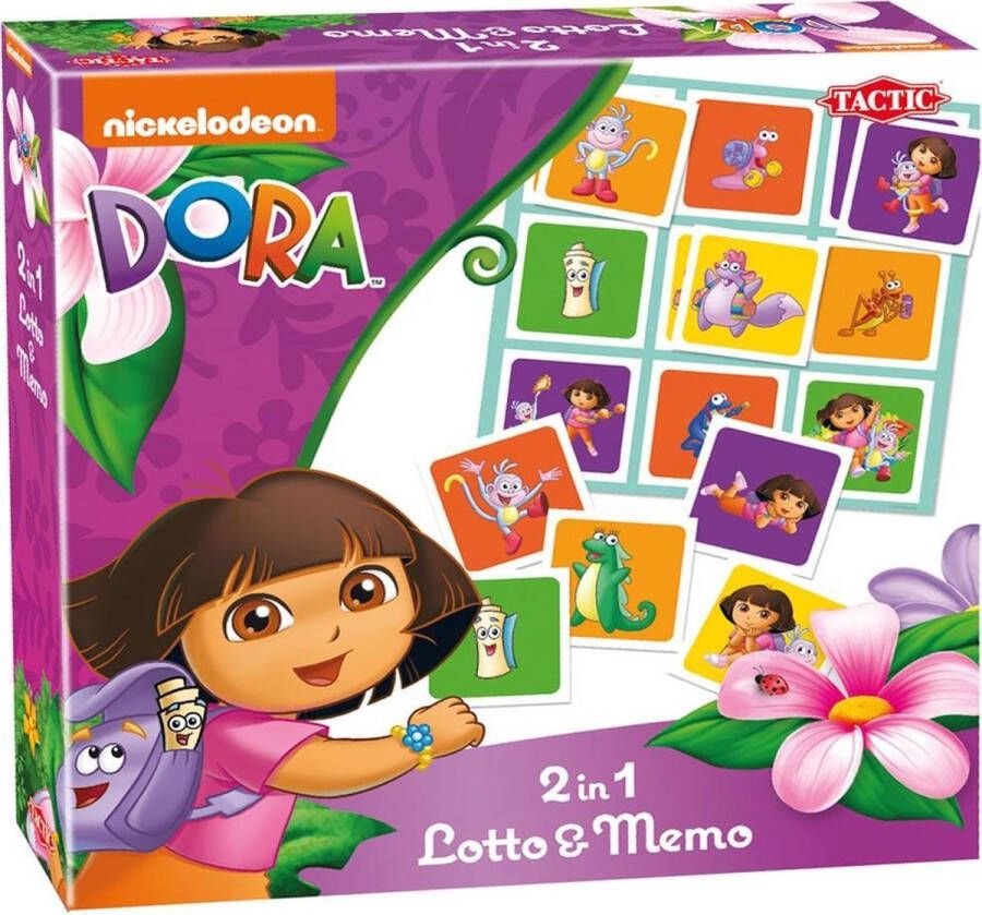 Tactic 2 In 1 Spel Dora Lotto&memo