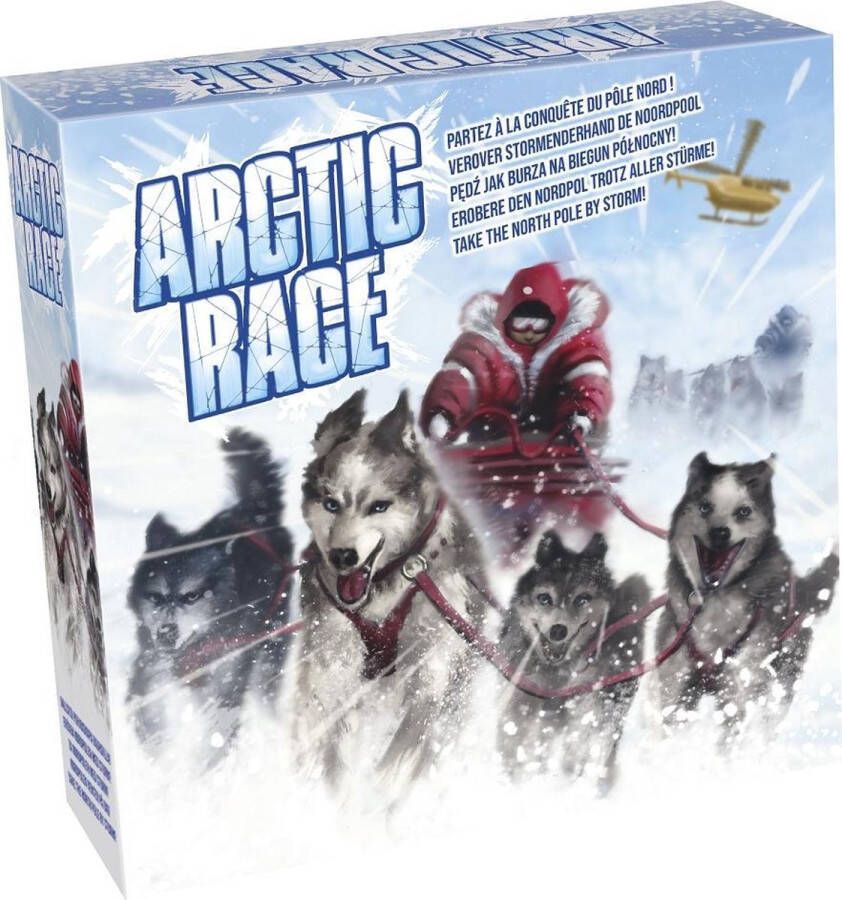Tactic bordspel Arctic Race junior karton blauw