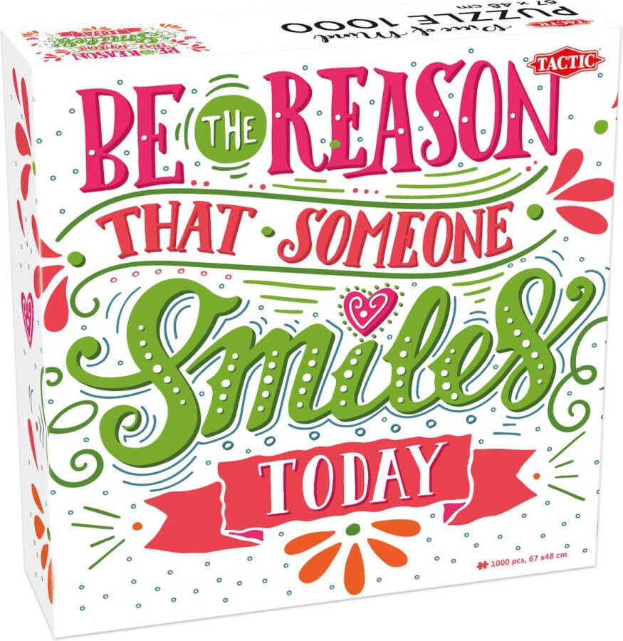 Tactic Puzzel Be the Reason that Someone Smiles Today 1000 Stukjes