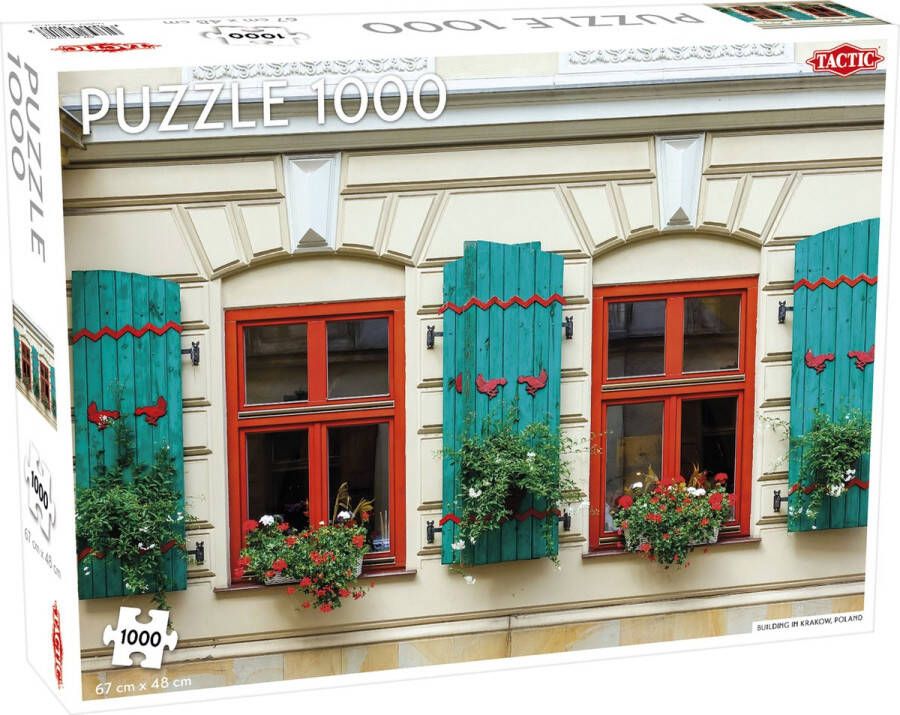 Tactic Puzzel Building in Krakow Poland 1000 Stukjes