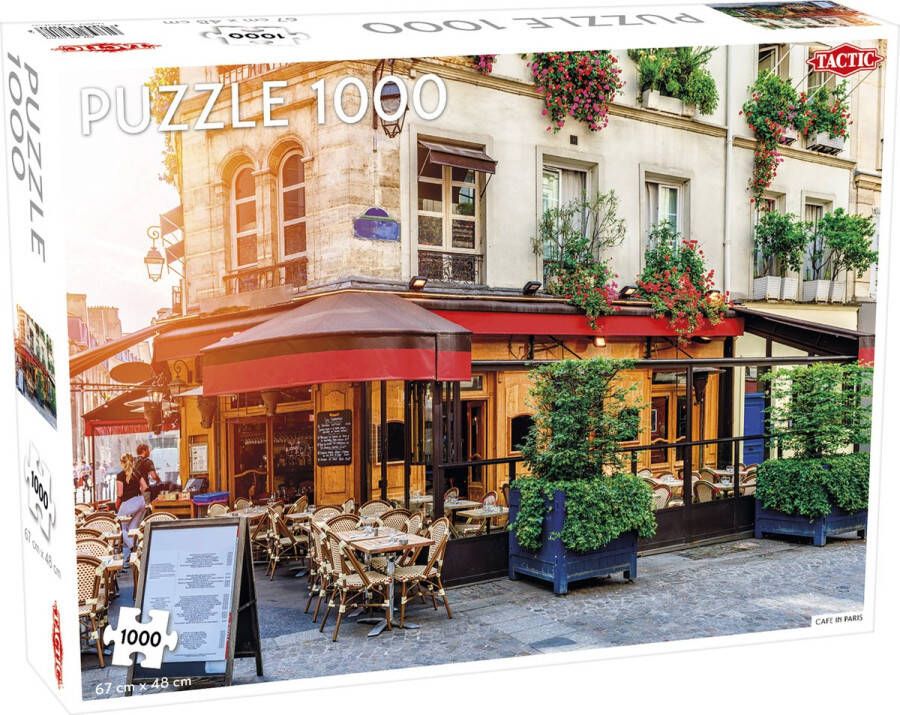 Tactic Puzzel Cafe in Paris 1000 Stukjes