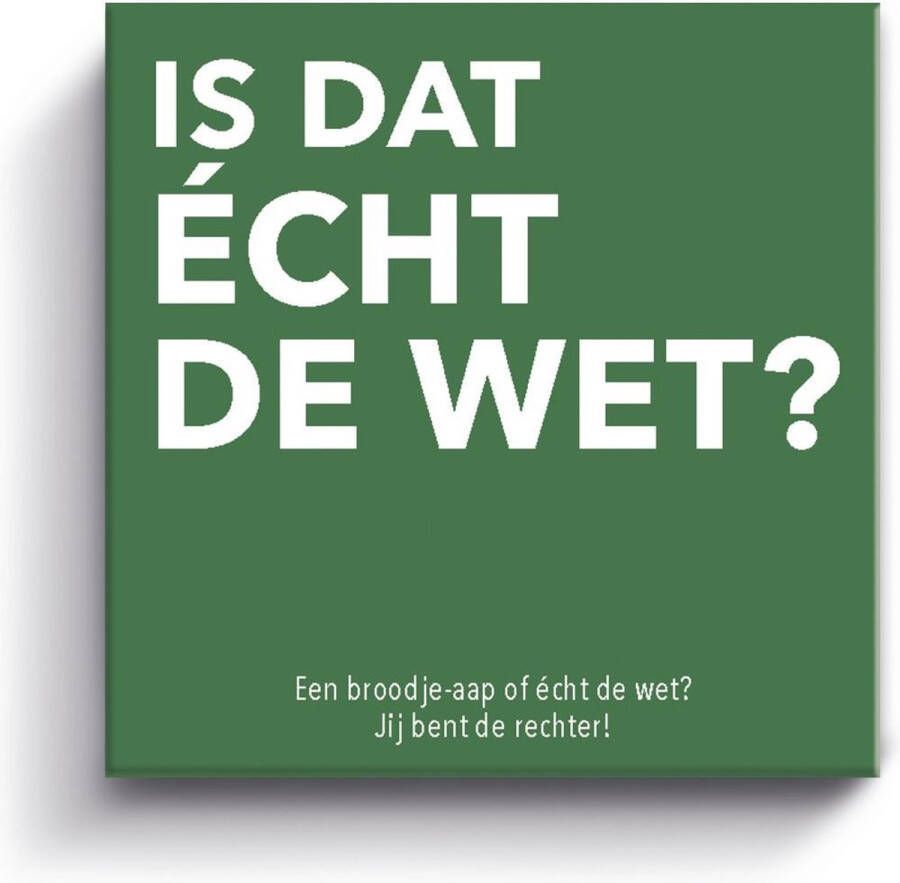 Tactic Kaartspel Is Dat Echt De Wet? Karton Groen roze 200-delig