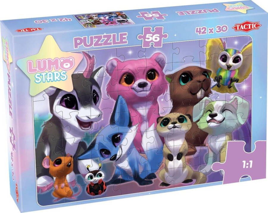 Tactic Legpuzzel Lumo Stars Buddies 56 Stukjes