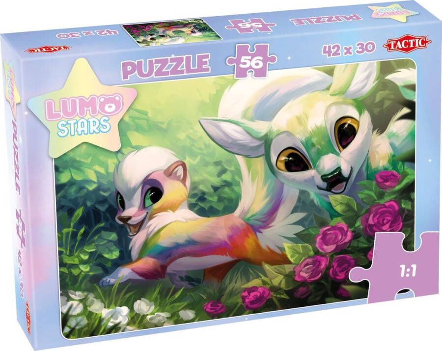 Tactic Legpuzzel Lumo Stars Vossen Junior Karton 56 Stukjes