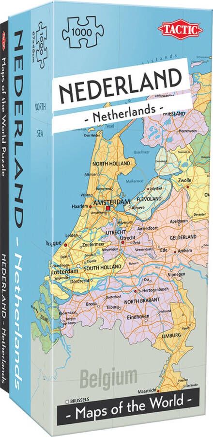 Tactic Maps of the World Puzzle Netherland 1000pcs