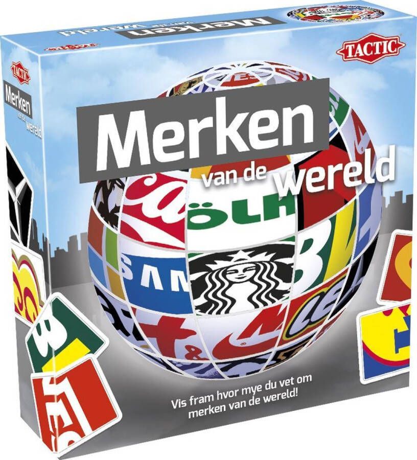 Tactic Leerspel Merken Van De Wereld Junior Karton 52-delig