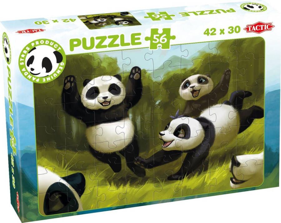 Tactic legpuzzel Panda Stars Fun Together junior 56 stukjes