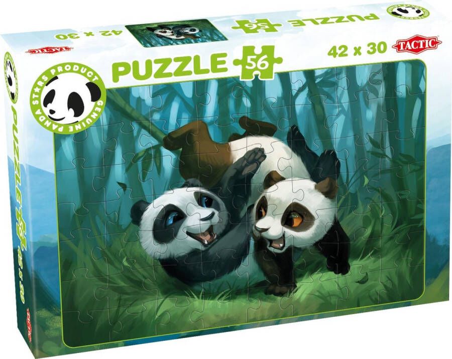 Tactic legpuzzel Panda Stars Playtime junior 56 stukjes