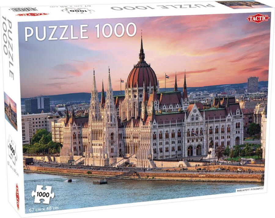 Tactic Puzzel Parliament in Budapest 1000 Stukjes