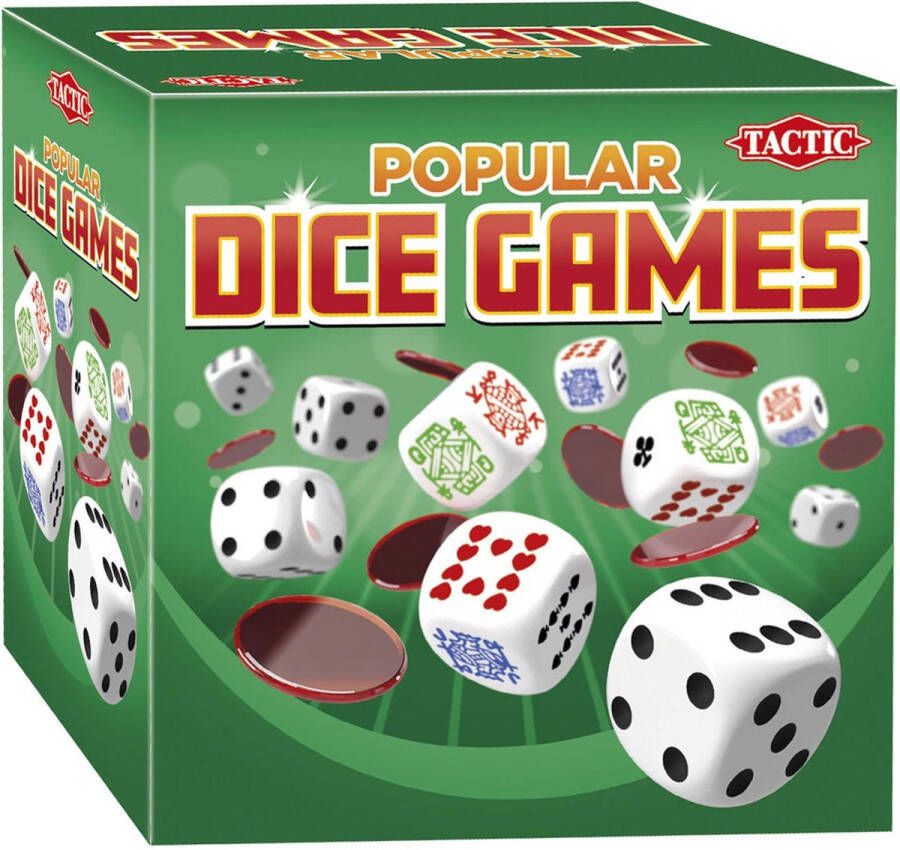 Tactic dobbelsteenspel Dice Games 12 x 12 cm 113-delig