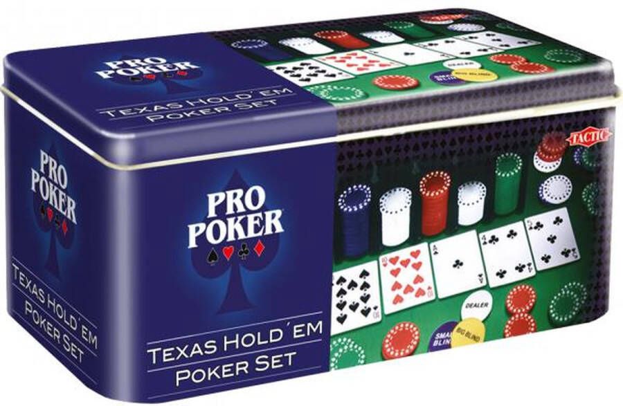 Selecta Spellen Pro Poker Texas Hold em set Kaartspel