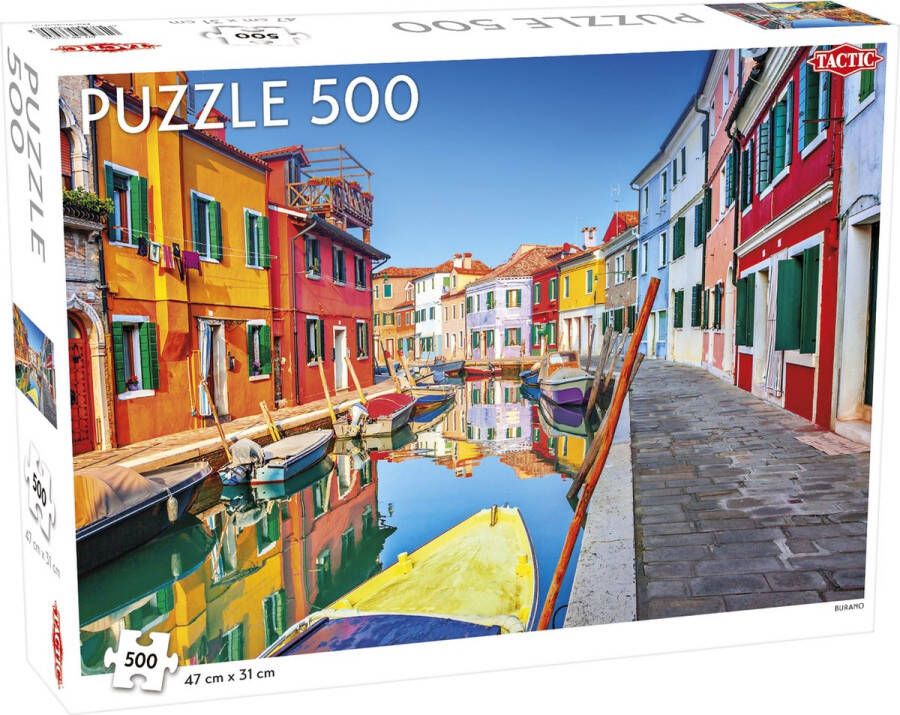 Tactic Puzzel Around the World: Burano Venice 500 stukjes