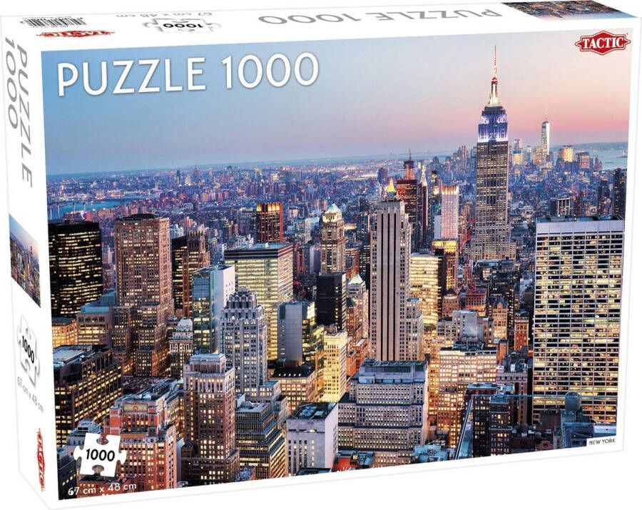 Tactic legpuzzel New York skyline 67 x 48 cm 1000 stukjes