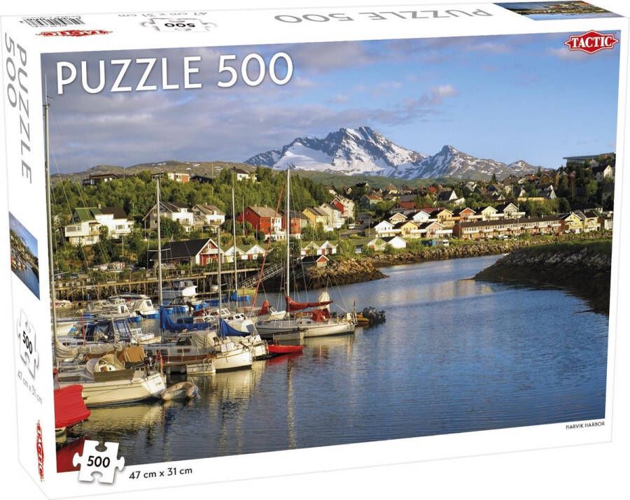 Tactic Puzzel Around the World Northern Stars: Narvik Harbor 500 stukjes