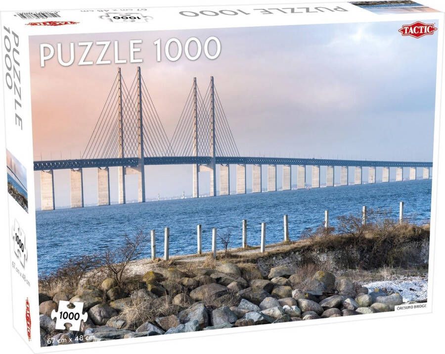 Tactic Puzzel Around the World Northern Stars: Öresund Bridge 1000 stukjes
