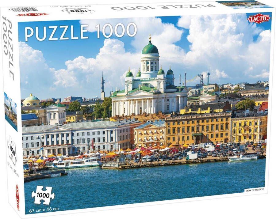 Tactic Puzzel Around the World Northern Stars: View of Helsinki 1000 stukjes