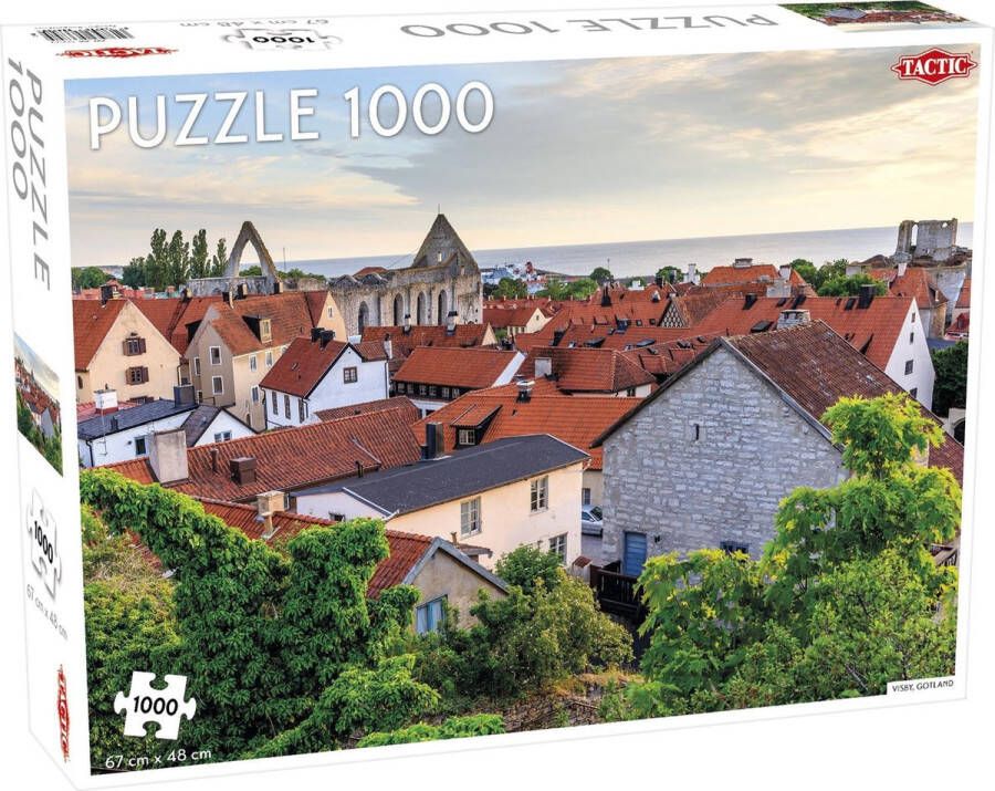 Tactic Puzzel Around the World Northern Stars: Visby Gotland 1000 stukjes