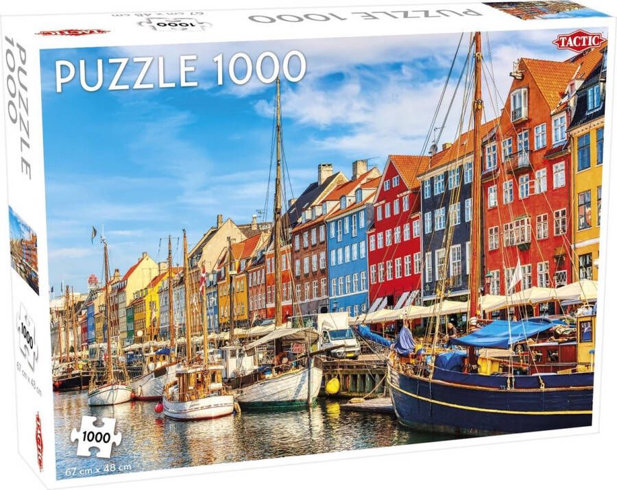 Tactic Puzzel Around the World Nothern Stars: Nyhavn 1000 stukjes
