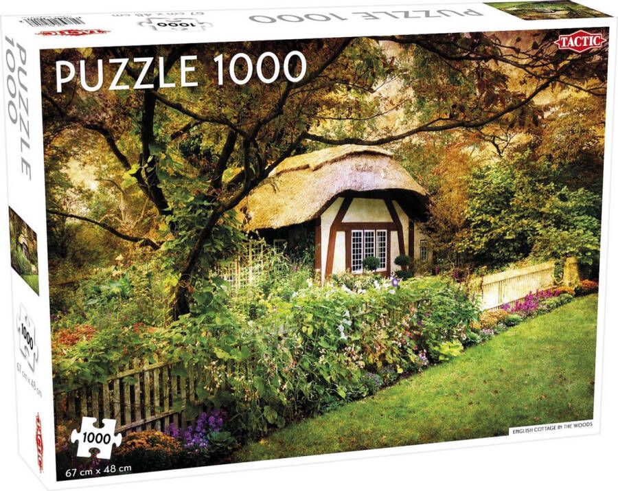 Tactic Puzzel English Cottage in the Woods 1000 Stukjes