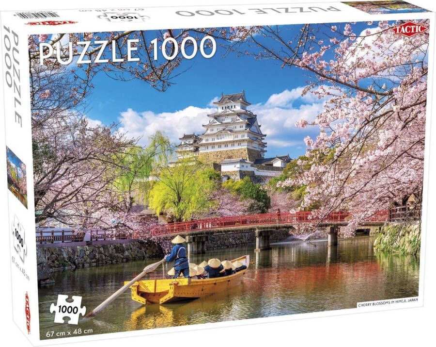 Tactic Puzzel Landscape: Cherry Blossoms in Himeji Japan 1000 stukjes