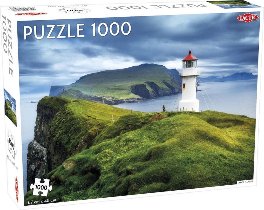 Tactic legpuzzel Faroe Islands 48 x 67 cm karton 1000 stukjes