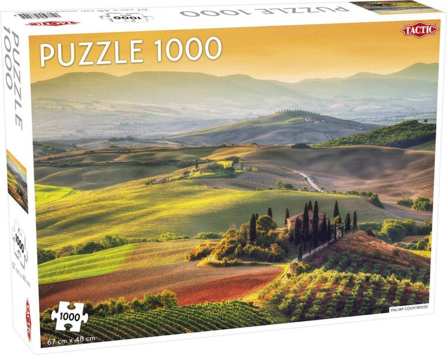 Tactic Puzzel Landscape: Italian Countryside Tuscany 1000 stukjes