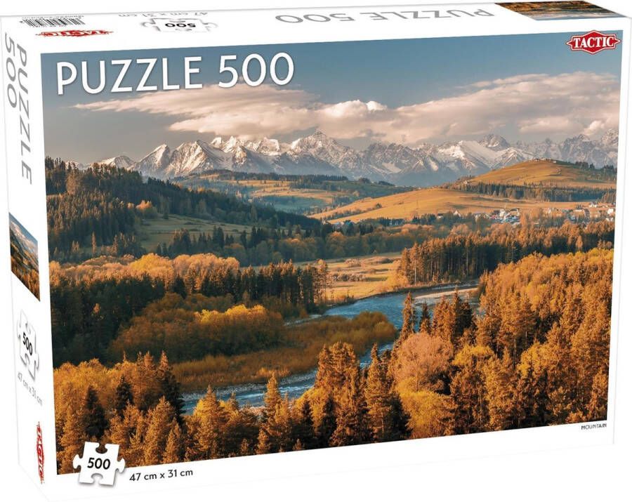 Tactic legpuzzel Mountain 31 x 47 cm karton 500 stukjes