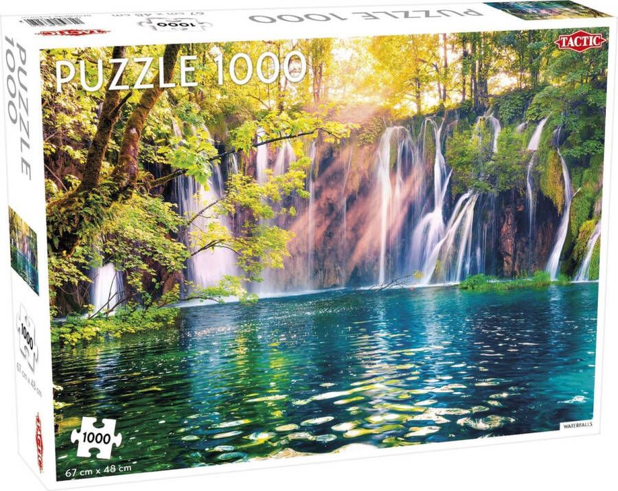 Tactic Puzzel Landscape: Waterfalls Plitvice National 1000 stukjes