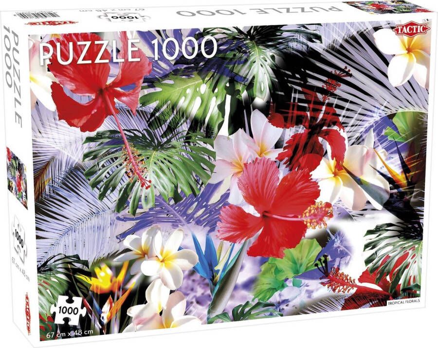 Tactic Puzzel Lover's Special: Tropical Florals 1000 stukjes