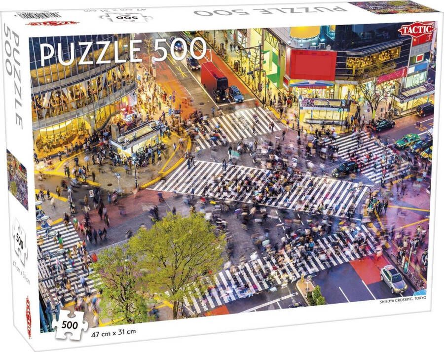 Tactic Puzzel Shibuya Crossing Tokyo 500 Stukjes