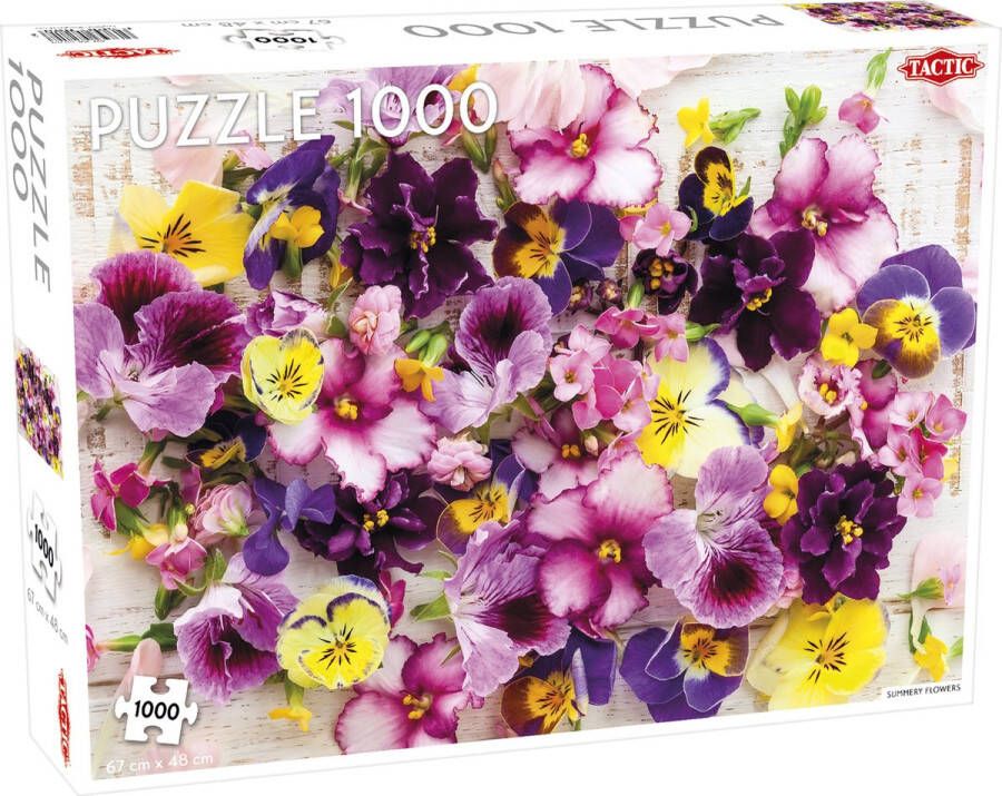 Tactic Puzzel Summery Flowers 1000 Stukjes